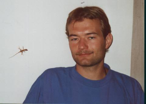 Andre mit Gecko